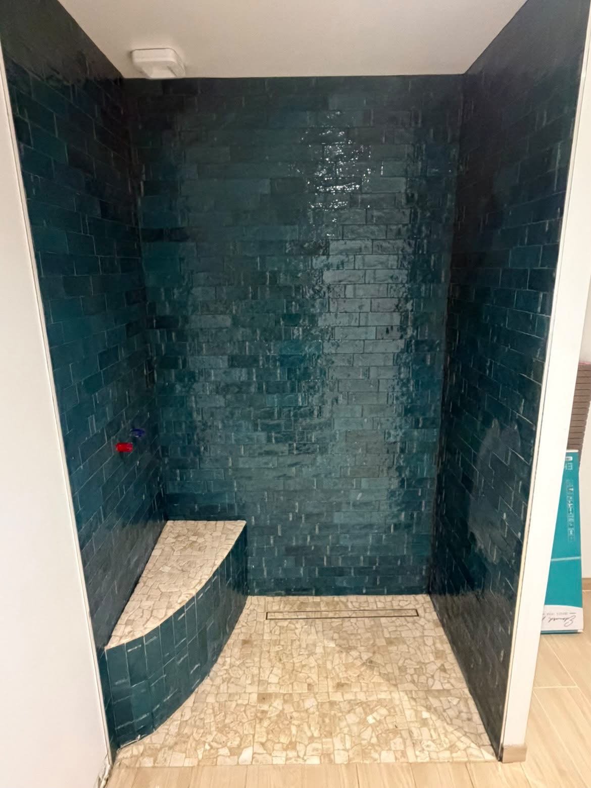 Douche à l’italienne — réalisation PPC